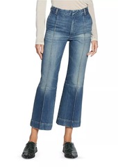 Victoria Beckham High-Rise Flared Crop Jeans