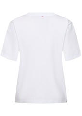 Victoria Beckham Logo Organic Cotton Jersey T-shirt