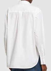 Victoria Beckham Mens Oversize Cotton Poplin Shirt