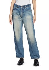 Victoria Beckham Mid-Rise Relaxed Straight-Leg Jeans