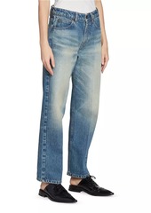 Victoria Beckham Mid-Rise Relaxed Straight-Leg Jeans