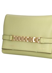 Victoria Beckham Mini Chain Leather Pouch W/strap