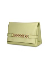 Victoria Beckham Mini Chain Leather Pouch W/strap