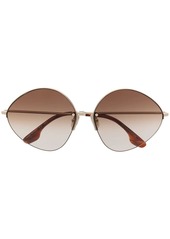 Victoria Beckham oval-shaped sunglasses