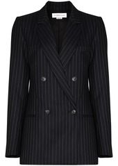 Victoria Beckham pinstripe pattern double-breasted blazer jacket