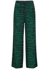 Victoria Beckham Printed Silk Pajama Pants