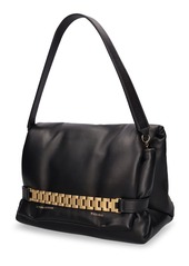 Victoria Beckham Puffy Chain Leather Shoulder Bag