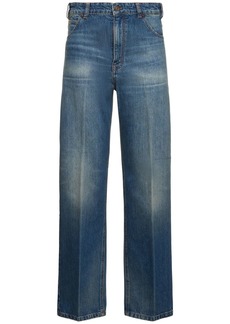 Victoria Beckham Relaxed Faded Straight Jeans
