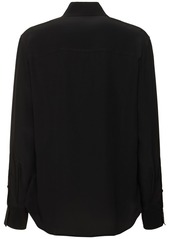 Victoria Beckham Ruffled Silk Shirt