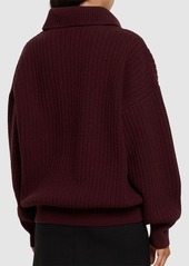 Victoria Beckham Shawl-neck Wool Sweater