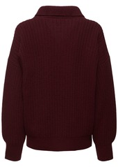 Victoria Beckham Shawl-neck Wool Sweater