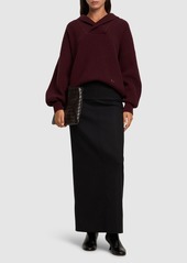 Victoria Beckham Shawl-neck Wool Sweater