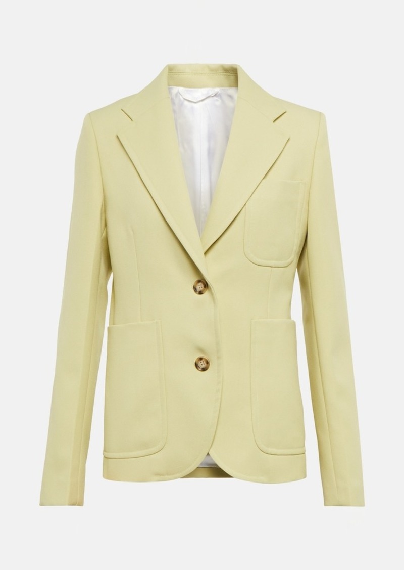 Victoria Beckham Single-breasted gabardine blazer