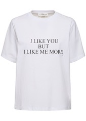 Victoria Beckham Slogan Cotton T-shirt