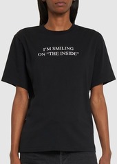 Victoria Beckham Slogan Cotton T-shirt