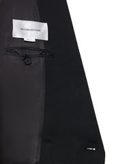 Victoria Beckham Tailored Wool Blend Long Coat