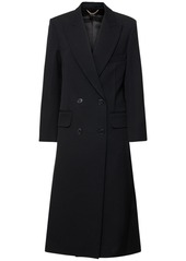 Victoria Beckham Tailored Wool Blend Long Coat