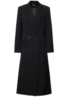 Victoria Beckham Tailored Wool Blend Long Coat