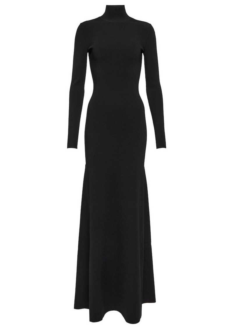 Victoria Beckham Turtleneck knitted gown