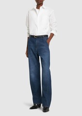 Victoria Beckham Twisted Low-rise Slouch Denim Jeans