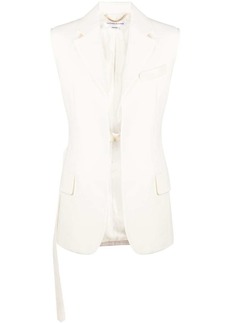 Victoria Beckham two-tone sleeveless jacket