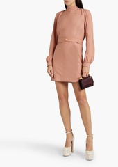 Victoria Beckham - Belted twill mini dress - Pink - UK 6