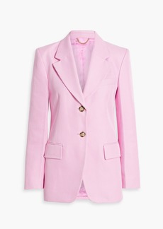 Victoria Beckham - Cotton-twill blazer - Pink - UK 6