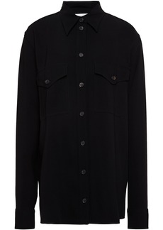 Victoria Beckham - Crepe de chine shirt - Black - UK 6