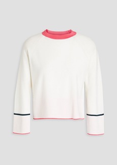 Victoria Beckham - Cropped wool-blend sweater - White - L