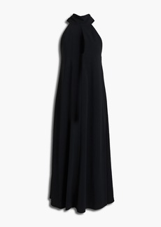 Victoria Beckham - Cutout stretch-crepe midi dress - Black - UK 6
