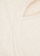 Victoria Beckham - Embroidered cutout cotton-jersey T-shirt - Black - XS