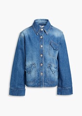 Victoria Beckham - Faded denim jacket - Blue - S