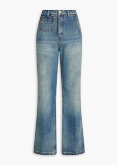 Victoria Beckham - High-rise flared jeans - Blue - 30