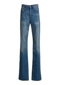 Victoria Beckham - Julia Rigid High-Rise Flare Jeans - Medium Wash - 26 - Moda Operandi