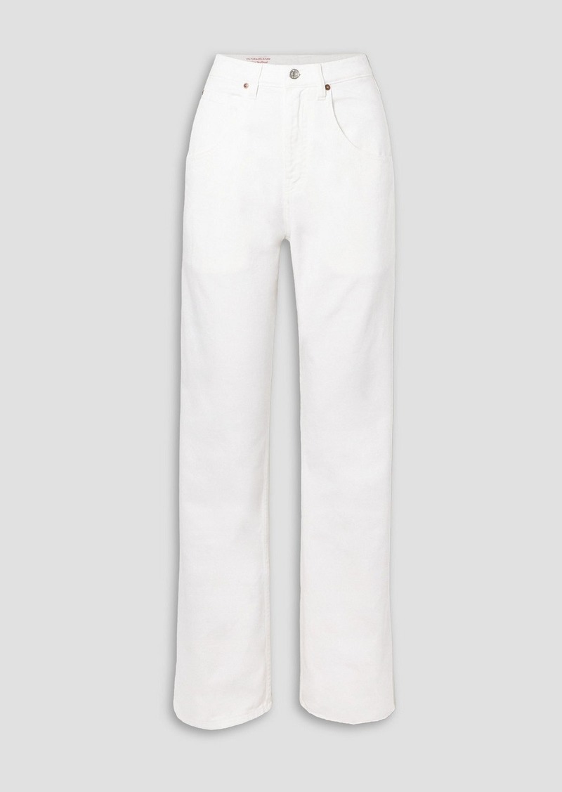 Victoria Beckham - Mia high-rise wide-leg jeans - White - 28