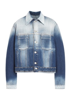 Victoria Beckham - Ombre Denim Jacket - Medium Wash - UK 14 - Moda Operandi