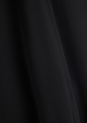 Victoria Beckham - Pleated crepe midi dress - Black - UK 4