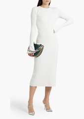 Victoria Beckham - Pointelle-knit midi skirt - White - L