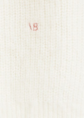 Victoria Beckham - Ribbed-knit turtleneck sweater - White - L