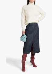 Victoria Beckham - Ribbed-knit turtleneck sweater - White - L