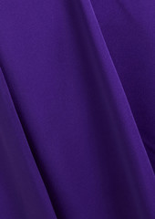Victoria Beckham - Satin-crepe midi dress - Purple - UK 6