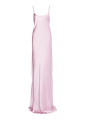 Victoria Beckham - Satin Slip Gown - Pink - UK 10 - Moda Operandi