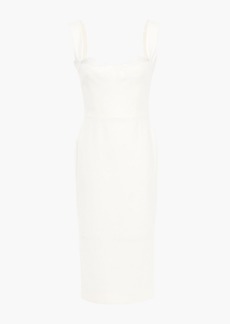 Victoria Beckham - Sequin-embellished crepe dress - White - UK 12