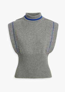 Victoria Beckham - Stretch-cashmere vest - Gray - XS