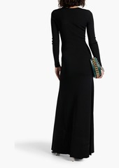 Victoria Beckham - Stretch-knit gown - Black - UK 12