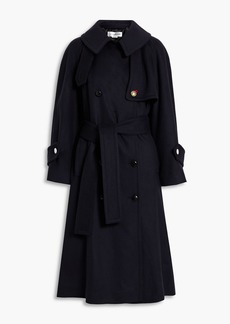 Victoria Beckham - Wool trench coat - Blue - UK 8