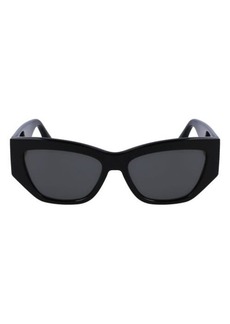 Victoria Beckham 55mm Cat Eye Sunglasses
