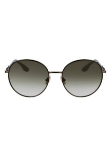 Victoria Beckham 58mm Gradient Round Sunglasses