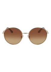 Victoria Beckham 58mm Gradient Round Sunglasses