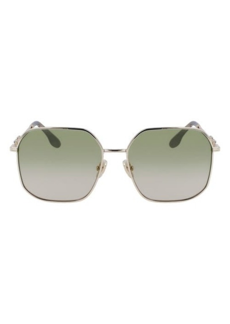 Victoria Beckham 58mm Square Sunglasses